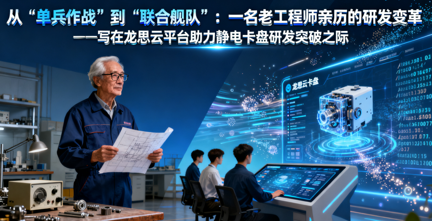 从“单兵作战”到“联合舰队”：一名老工程师亲历的研发变革——写在龙思云平台助力静电卡盘研发突破之际